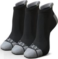 🧦 mens no show running socks - athletic ankle socks - blister resistant & moisture wicking low cut for women - pack of 3 pairs логотип