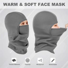 img 3 attached to 🧥 Vorshape Balaclava: Ultimate Windproof Warmer for Boys' Accessories in All Weather