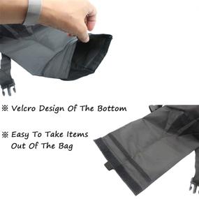 img 1 attached to SNMIRN Car Trash Bags - Detachable, Portable, Waterproof & Eco-Friendly (4 Packs)