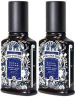 poo-pourri naa: 2-упаковка черных бутылок объемом 4 унции, всего 8 жидких унций логотип