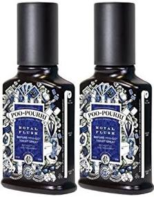 img 1 attached to Poo-Pourri NAA: 2-упаковка черных бутылок объемом 4 унции, всего 8 жидких унций