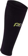 🏃 pro compression calf pain relief sleeve - ideal calf guard for running, cycling, nurses, sports logo