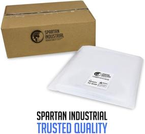 img 1 attached to 📦 Spartan Industrial - 5x7 inch (1000 Count) Crystal Clear Resealable Polypropylene Poly Bags for Jewelry, Cards, Envelopes & Treats - Self Seal & Reinforced