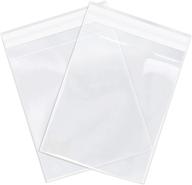 📦 spartan industrial - 5x7 inch (1000 count) crystal clear resealable polypropylene poly bags for jewelry, cards, envelopes & treats - self seal & reinforced logo