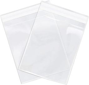 img 2 attached to 📦 Spartan Industrial - 5x7 inch (1000 Count) Crystal Clear Resealable Polypropylene Poly Bags for Jewelry, Cards, Envelopes & Treats - Self Seal & Reinforced