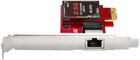 img 3 attached to 🔌 ASUS PCE-C2500 2.5G Base-T PCIe сетевой адаптер | Обратная совместимость, порт RJ45 | Поддержка 2.5Gbps/1Gbps/100Mbps
