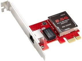 img 4 attached to 🔌 ASUS PCE-C2500 2.5G Base-T PCIe сетевой адаптер | Обратная совместимость, порт RJ45 | Поддержка 2.5Gbps/1Gbps/100Mbps