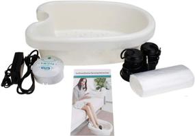 img 4 attached to 🛀 Vitaciti Detox Foot Bath Cleanse Ion Spa Machine с ножным бассейном, 2PCS Arrays, пленка для ванной - портативная ионная система