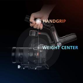 img 2 attached to Zhiyun Weebill S: 3-Axis Gimbal for Mirrorless and DSLR Cameras - Improved Motor Over Zhiyun Weebill Lab A4, Compact Size, 14-Hour Runtime. Ideal for Sony A7M3.