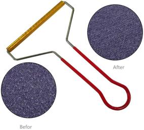 img 2 attached to 🧹 Double Sided Manual Lint Remover: Travel-sized Fuzz Shaver for Clothes & Furniture - Remove Lint, Pet Hair, and Dust Hassle-free! (2 Pack)