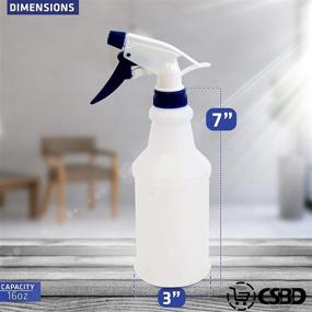 img 2 attached to CSBD Plastic Spray Bottles Residential: Versatile and Reliable Solutions for Household Use