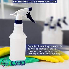 img 1 attached to CSBD Plastic Spray Bottles Residential: Versatile and Reliable Solutions for Household Use