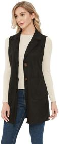 img 4 attached to Charis Allure Womens Sleeveless Casual Women's Clothing for Coats, Jackets & Vests