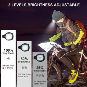img 3 attached to 🧢 Attikee LED Lighted Beanie - Unisex Warm Knitted Hat with Rechargeable Headlamp Cap for Outdoor Activities - Ideal Tech Gift for Men, Dad, Father, Him