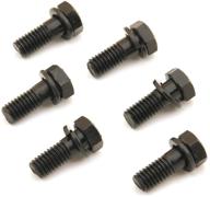 💪 high-performing mr. gasket pressure plate bolts for chevrolet and chrysler vehicles - sleek black finish logo