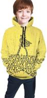 musicals hamilton hoodies sweatshirt outdoors boys' clothing logo