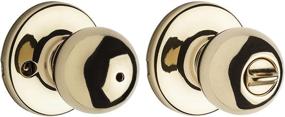 img 1 attached to Kwikset 93001 913 Privacy Polished Brass