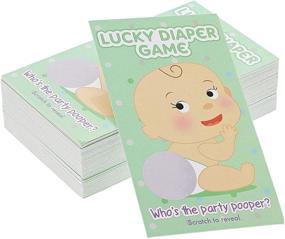 img 4 attached to 🎉 Ультимативные карточки для бейби-шауэр: Игра Diaper Paper Junkie - набор из 60 штук | Без указания пола, только наслаждение!