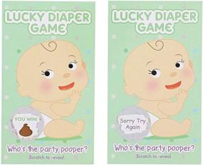 img 3 attached to 🎉 Ultimate Baby Shower Scratch Cards: Paper Junkie Diaper Game - Set of 60 | Gender Neutral Delight!