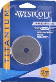 img 3 attached to Запасное лезвие из титанового сплава Westcott Titanium Bonded 16371