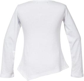 img 1 attached to Stunning Holy Unicorn Long Sleeve Heart Shaped T Shirt for Girls' – Tops, Tees & Blouses