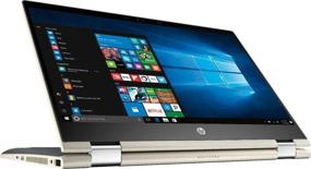 img 2 attached to 💻 HP Pavilion x360 14-inch FHD WLED Touchscreen 2-in-1 Convertible Laptop, Intel Quad-Core i5-8250U, 8GB DDR4, 256GB SSD, WiFi, Bluetooth, Webcam, HDMI, Fingerprint Reader, Windows 10