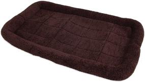 img 1 attached to 🐶 Brown SnooZZy Bolster Crate Mat for 36-inch Crates