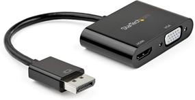 img 4 attached to 💻 Адаптер StarTech.com DisplayPort к HDMI VGA - DP 1.2 HBR2 к HDMI 2.0 или VGA 1080p Конвертер - 4K 60 Гц Донгл