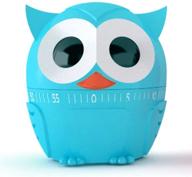 🦉 kikkerland owlet kitchen timer: 60-minute countdown in assorted colors (1 piece) – perfect cooking companion logo