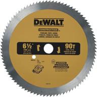 dewalt 90-tooth circular saw blade: ideal for paneling/vinyl - dw9153 logo