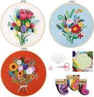 santune embroidery beginners flowers instructions logo