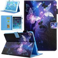 🦋 alugs purple butterfly ipad case - multi-angle viewing folio for ipad 10.2 inch 2021/9th/7th/8th generation - perfect for kids and girls logo