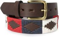 hand stitched leather gaucholife multi coloured men's accessories in belts logo