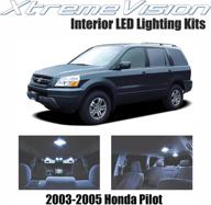 🚗 upgrade your honda pilot's interior lighting with xtremevision led kit (2003-2005) - cool white, 10 pieces + installation tool logo