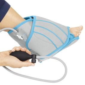 img 4 attached to Compression Ankle Ice Wrap Gray