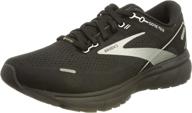 brooks ghost black blackened high risk men's shoes and athletic logo