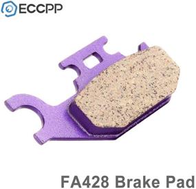 img 3 attached to 🔧 ECCPP FA428 Тормозные колодки задние для Yamaha Raptor 700 (2006-2012), Yamaha Raptor 700R (2009, 2011-2014), Yamaha Rhino 450 (2006-2009), Yamaha Rhino660 700 (2004-2008) - углеродное волокно