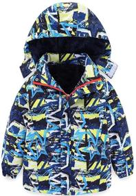 img 4 attached to 🦖 Waterproof Dinosaur Boys' Clothing - Bumeex Windbreaker Raincoat