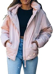 img 4 attached to 🧥 Stay Stylish with the Dokotoo Oversized Windbreaker Drawstring Outerwear for Women