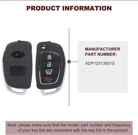 img 2 attached to ANGLEWIDE Keyless Entry Replacement ADP12513601S