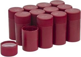 img 1 attached to North Mountain Supply TNS-RD-12 Twist-N-Seal Closures - Pack Of 12 (Red)