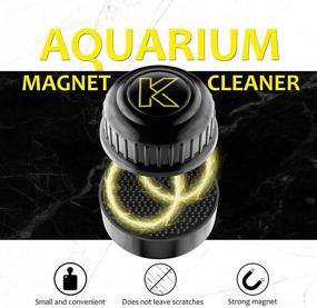 img 2 attached to 🧲 Highly Efficient KASANMU Aquarium Magnetic Scrubber: Perfect Algae Remover for Small Fish Tanks and Saltwater/Freshwater Aquariums