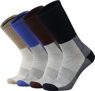 🧦 moisture-wicking merino wool hiking crew socks for men by onke: extra heavy cushioning for optimal outdoor comfort логотип