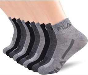 img 3 attached to Fila Racing Striped Quarter Socks