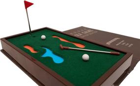 img 3 attached to 🏌️ Barwench Games' Compact Desktop Golf Game, Portable Pocket Golf Game