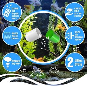 img 3 attached to 🐠 Beseder Bio Starter Aquarium Booster - Enhances Water Health, Reduces Nitrite and Ammonia, and Minimizes Aquarium Cleaning