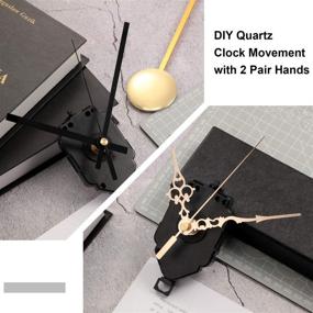 img 1 attached to 🕰️ Quartz Pendulum Clock Movement DIY Kit with Hands and Pendulum, by Hicarer