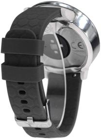 img 2 attached to 🖤 Black Soft Silicone Watch Strap for Michael Kors Access Gen 4 MKGO – Compatible Replacement Wristband