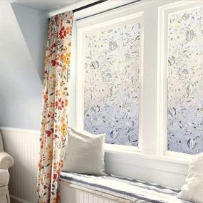 img 2 attached to Lemon Cloud 3D Window Film: Effortless Privacy & Stunning Decor for Glass Surfaces (17.5" x 78.7")