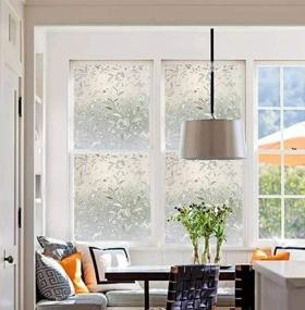 img 3 attached to Lemon Cloud 3D Window Film: Effortless Privacy & Stunning Decor for Glass Surfaces (17.5" x 78.7")